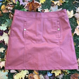 Loft size 14 pleather skirt